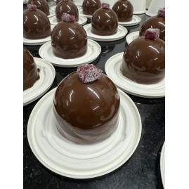 Dôme choco-framboise