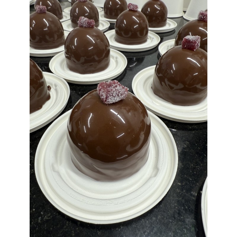 Dôme choco-framboise