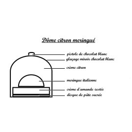 Dôme Citron-meringué