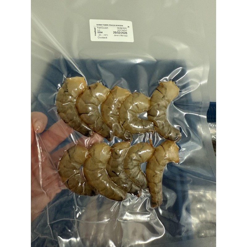 GAMBAS Fumées (Penaeus monodon)